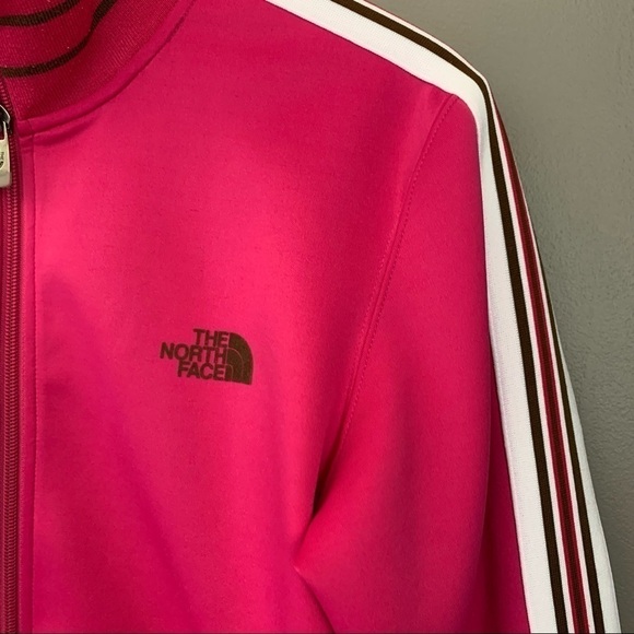 North Face A5 Series Retro Pink Track Zip-Up Jacket Medium - Picture 5 of 7